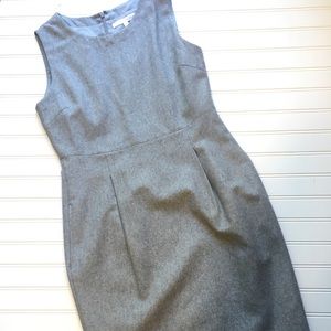 Grey Wool blend Dress like new Shade size 6